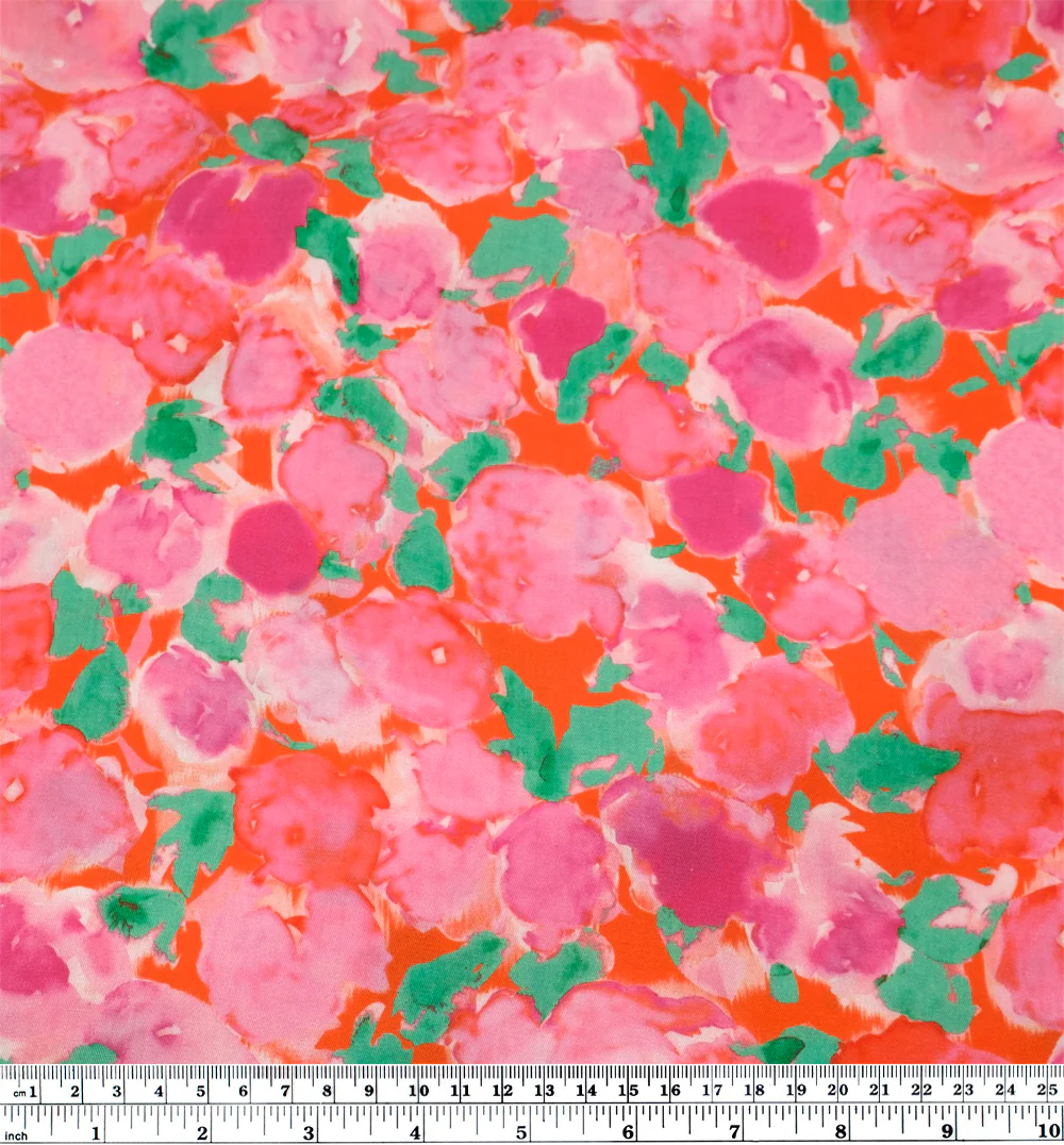 Rosewater TENCEL™ Lyocell Twill - Firecracker/Pink - Image 4