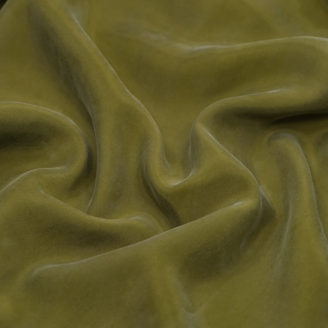Sandwashed Cupro Blend - Caper