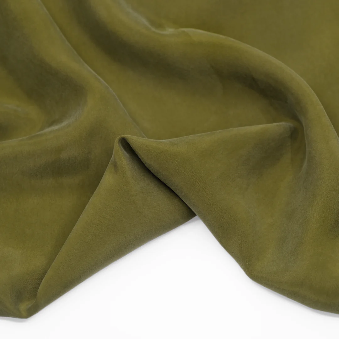 Sandwashed Cupro Blend - Caper - Image 2