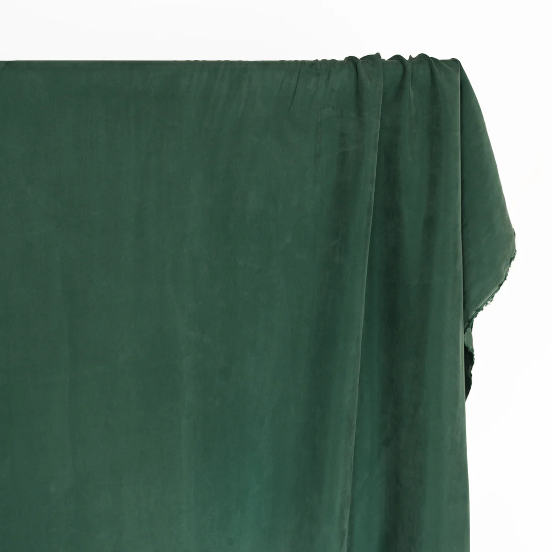 Sandwashed Cupro Blend - Dark Clover - Image 3