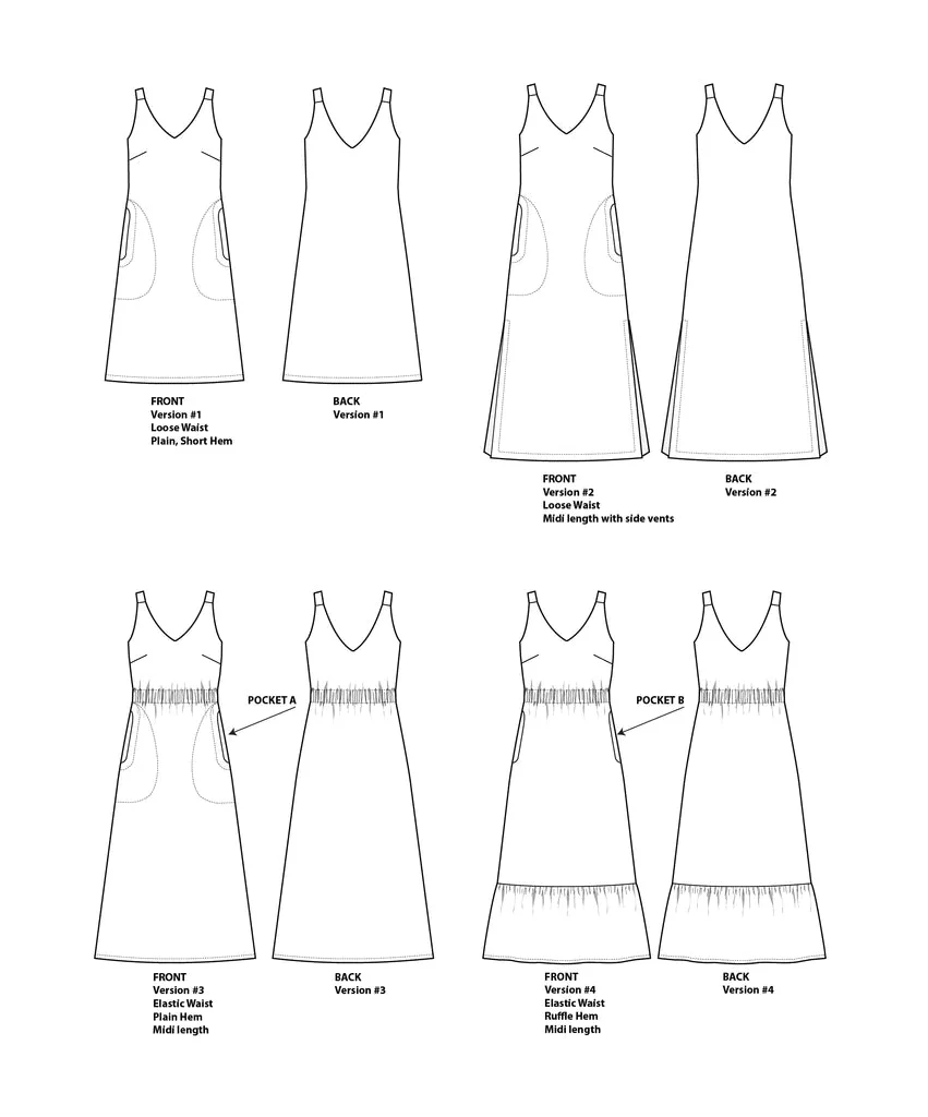Sauvie Sun Dress, Curvy Fit - Sew House Seven - Image 22