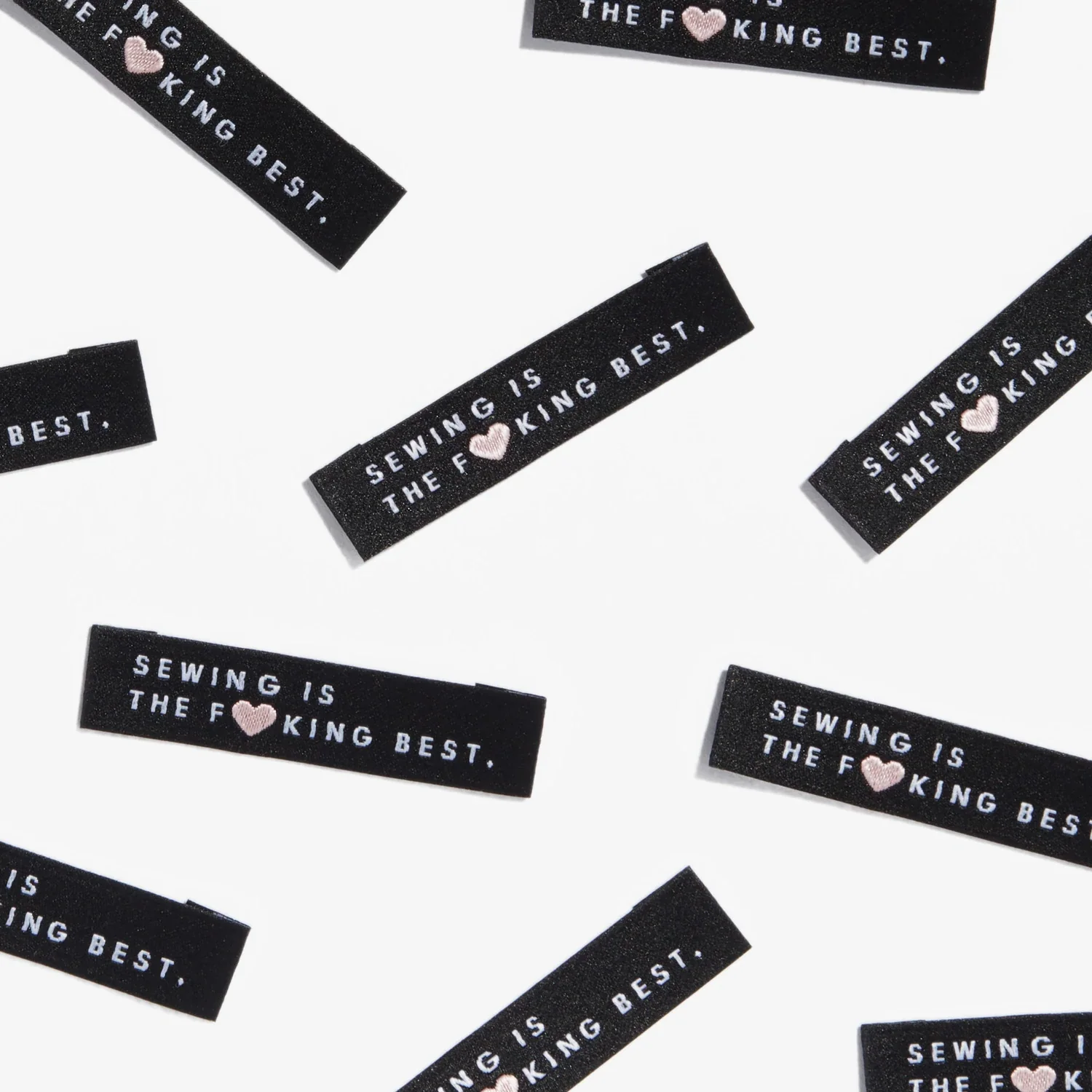 SEWING IS THE F*KING BEST Woven Labels - Image 2