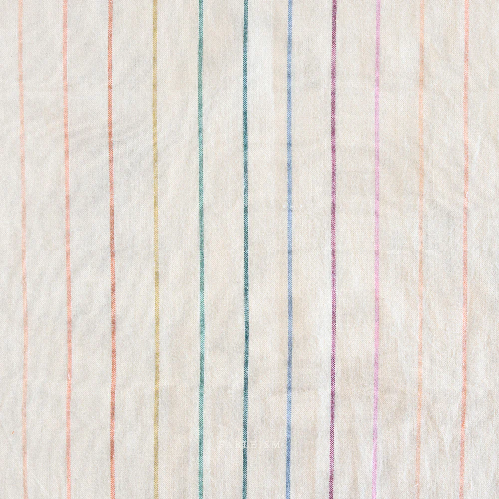 Skinny Stripe Cotton - Rainbow - Image 2