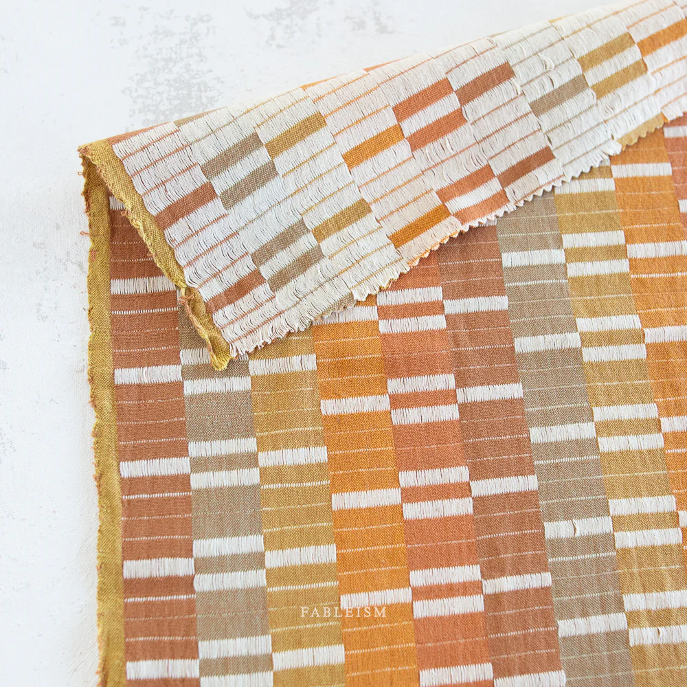 Southwest Stripe Cotton - Saddle - Image 2