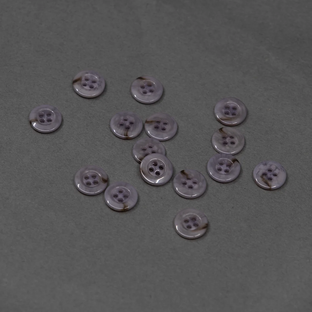 Storm Purple 14mm (9/16") Buttons - Set of 15