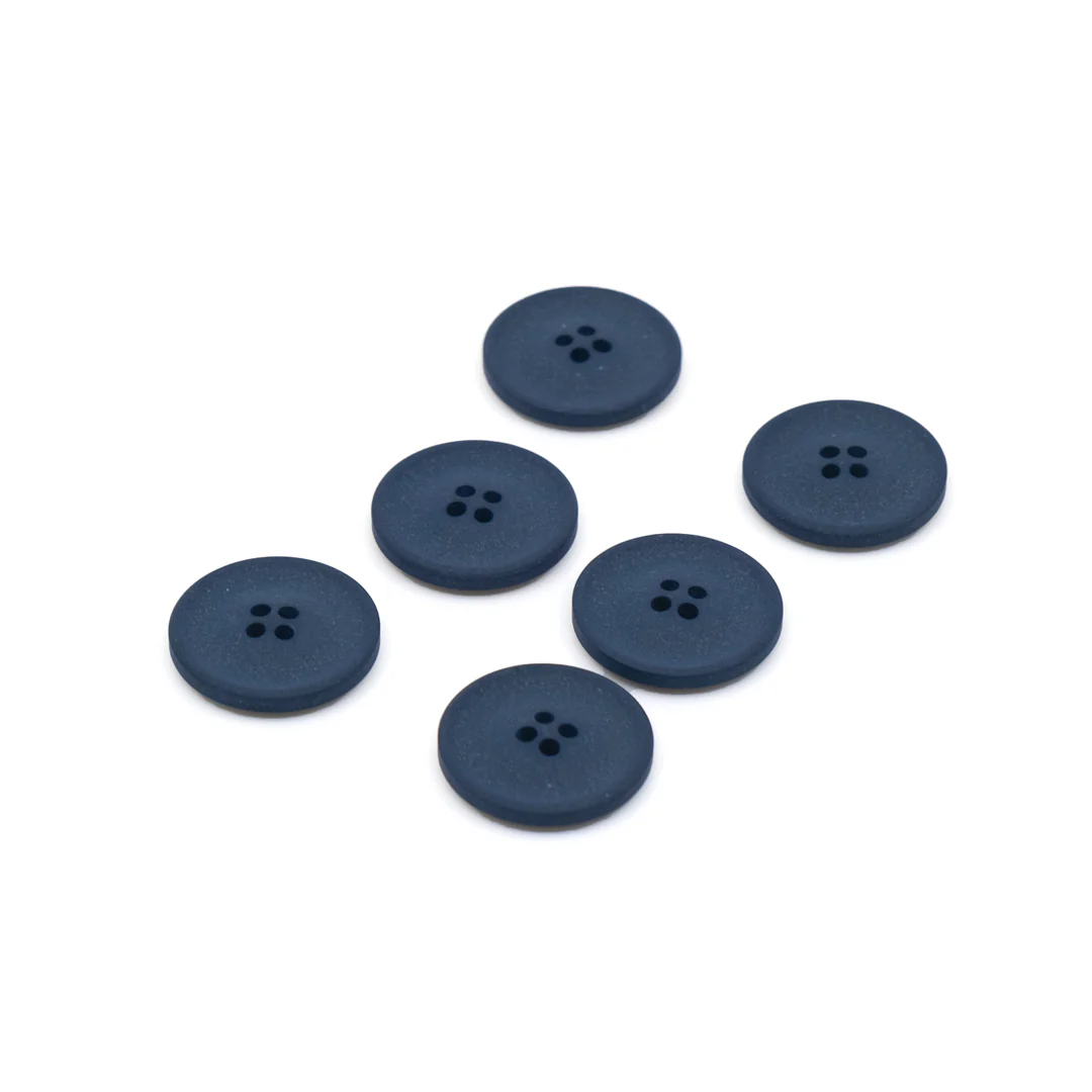 Stormy Fleck 25mm Recycled Polyester Buttons - Set of 6