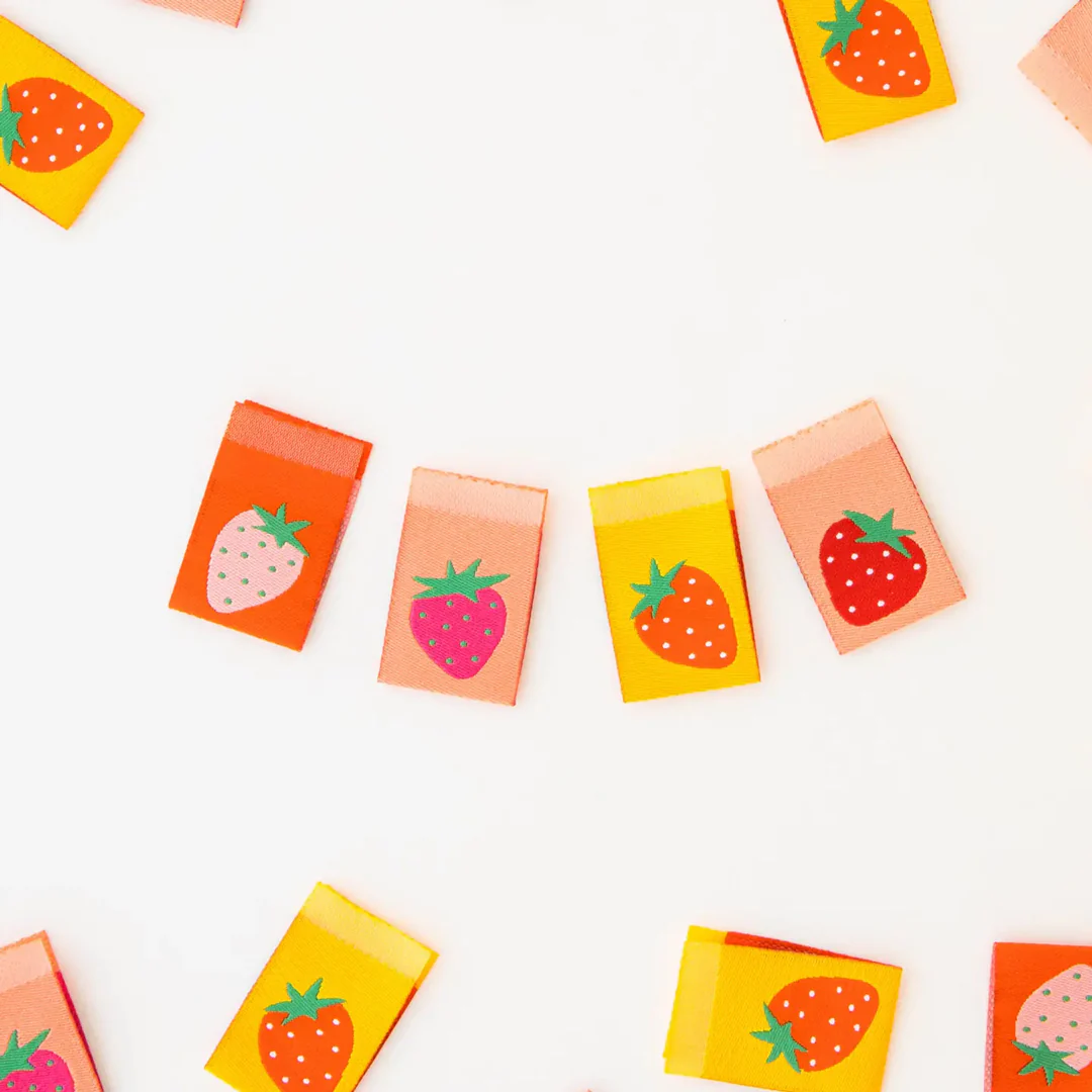 STRAWBERRY Labels by Sarah Hearts