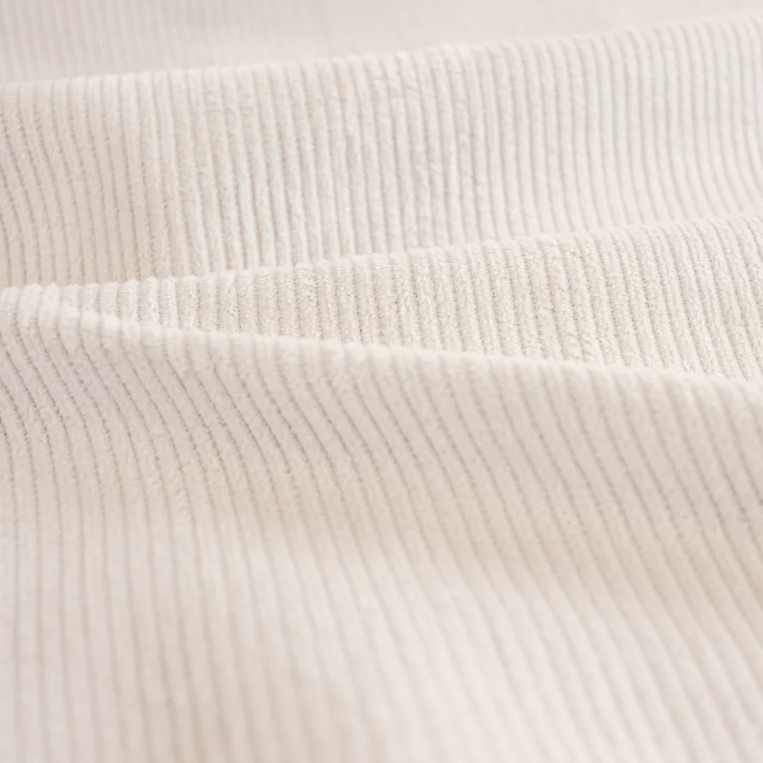 Stretch Cotton Corduroy - Alabaster - Image 2