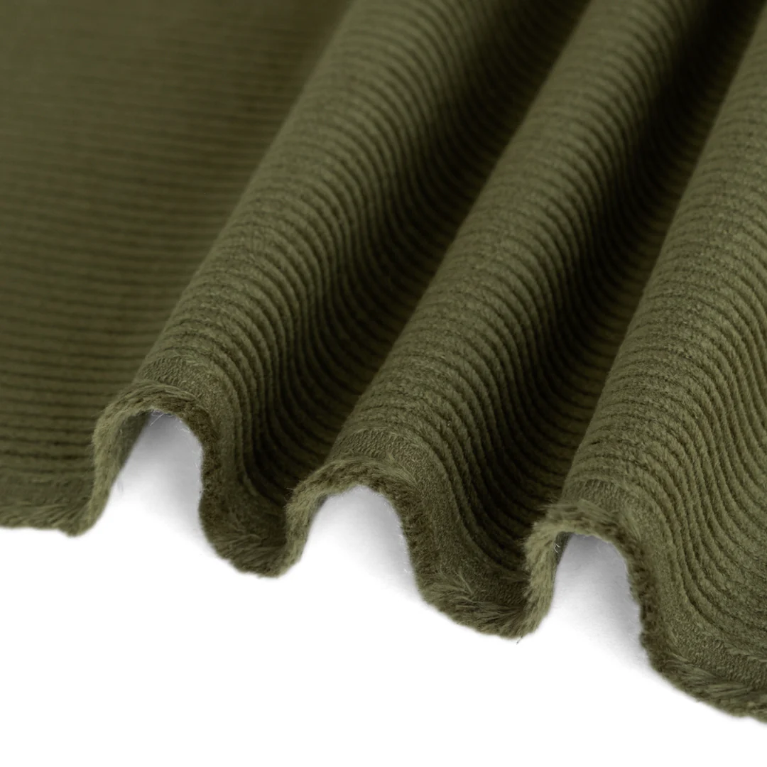 Stretch Cotton Corduroy - Caper - Image 2