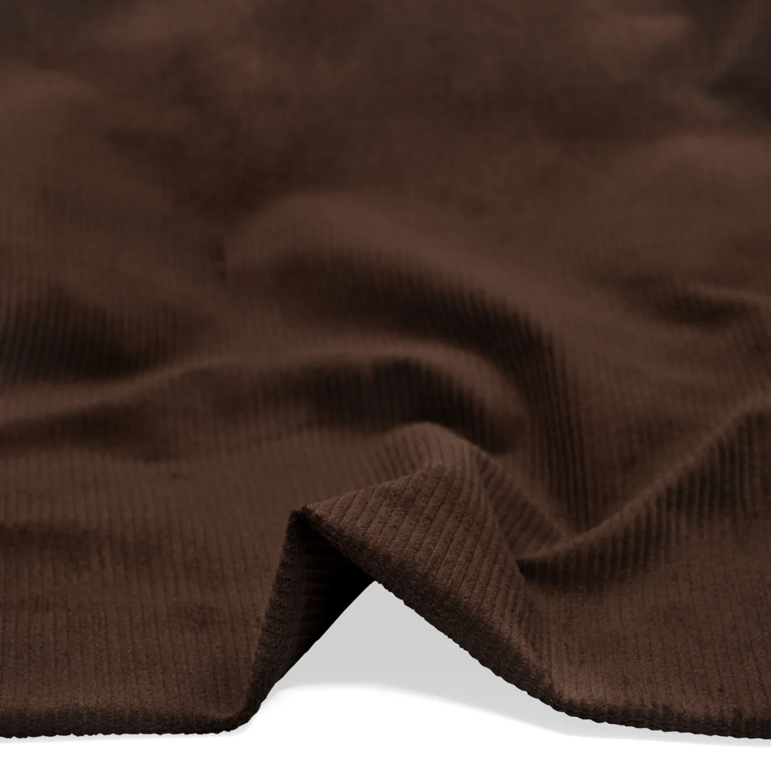 Stretch Cotton Corduroy - Coffee Bean - Image 2