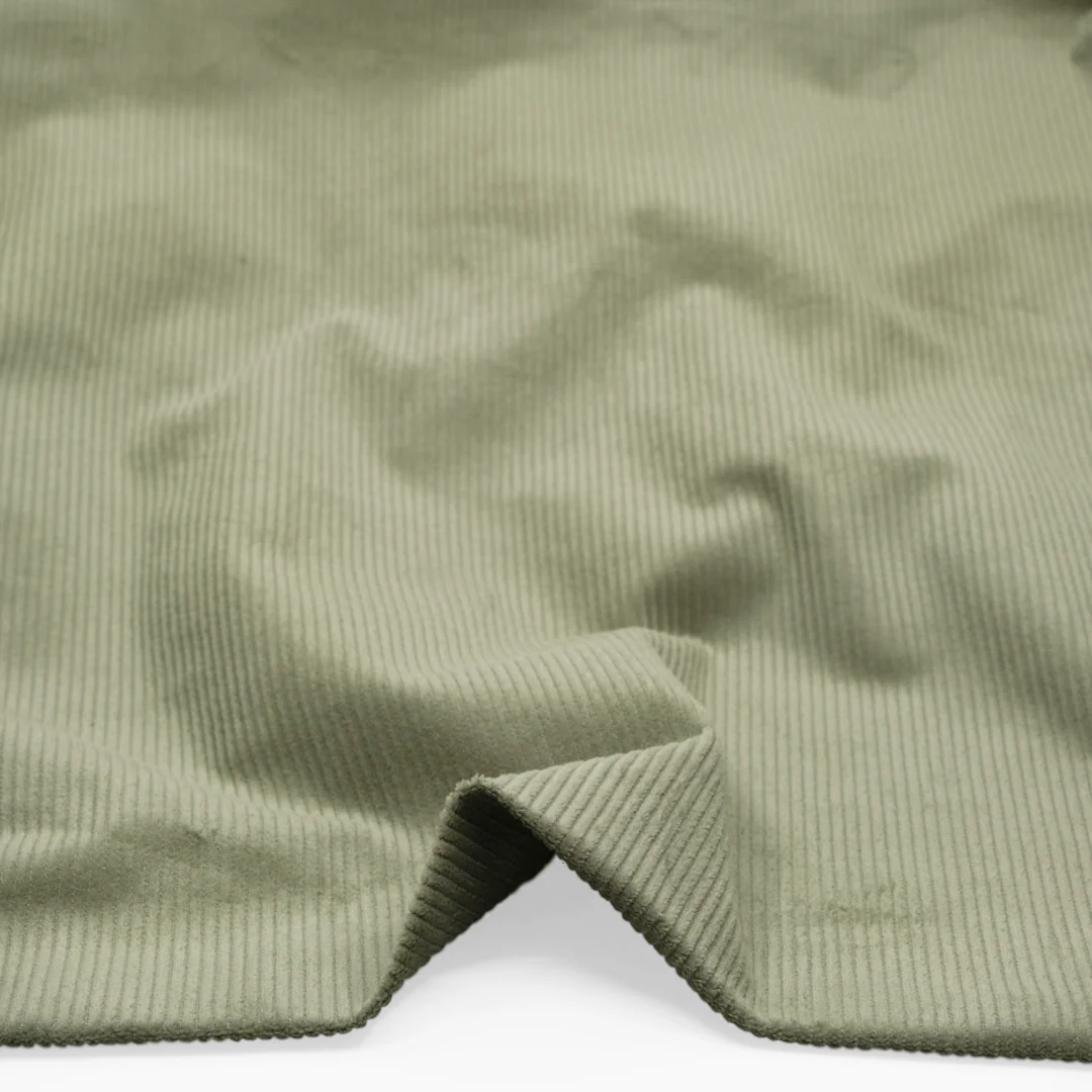 Stretch Cotton Corduroy - Eucalyptus - Image 2