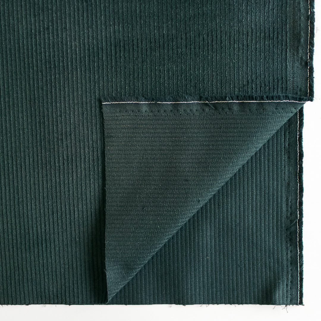 Stretch Cotton Corduroy - Midnight Spruce - Image 3