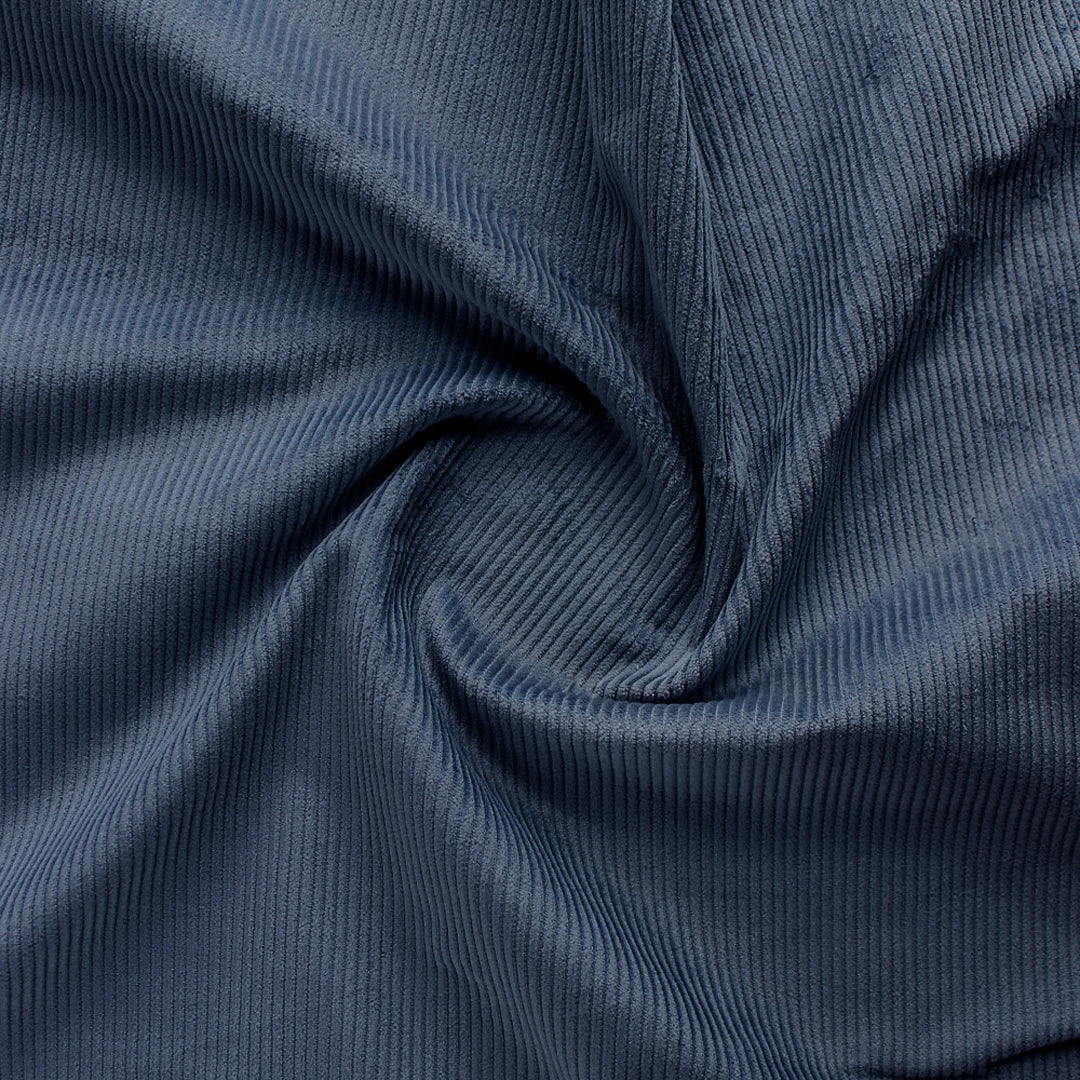 Stretch Cotton Corduroy - Pacific - Image 4