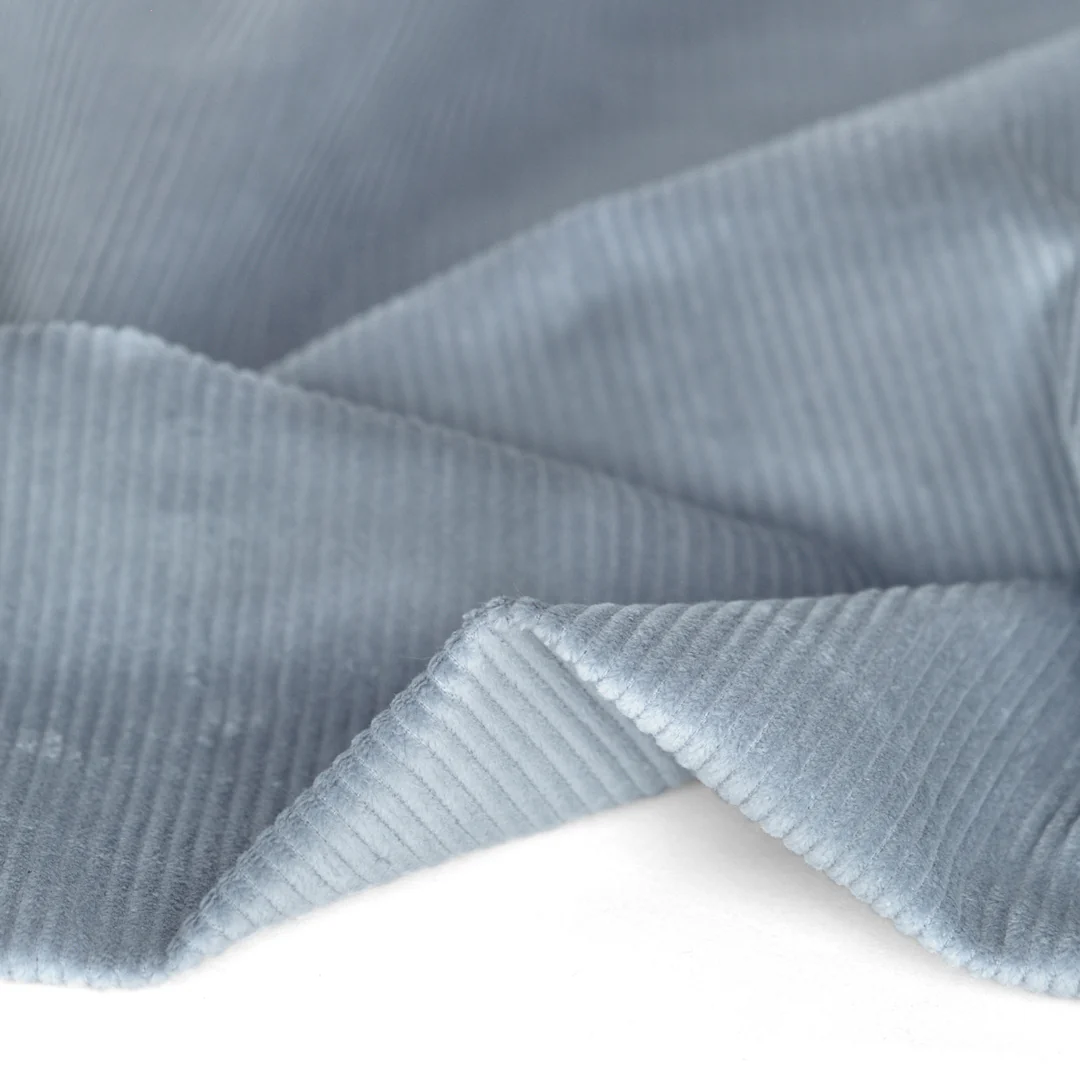 Stretch Cotton Corduroy - Powder Blue