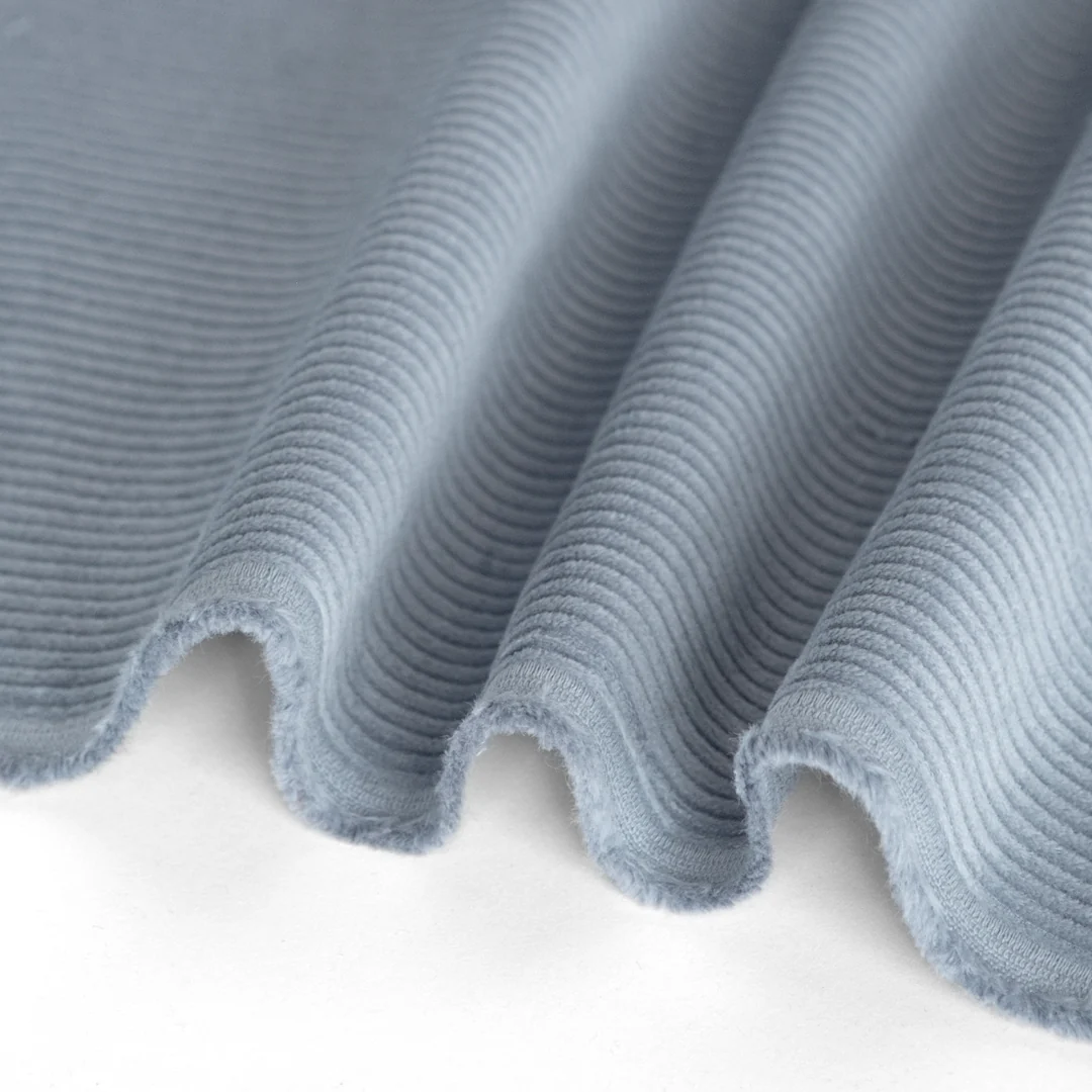 Stretch Cotton Corduroy - Powder Blue - Image 3
