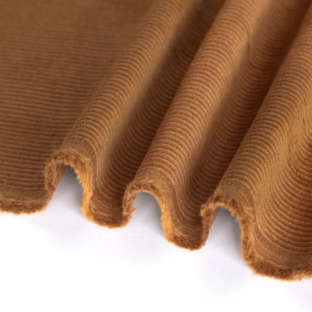 Stretch Cotton Corduroy - Teak - Image 3
