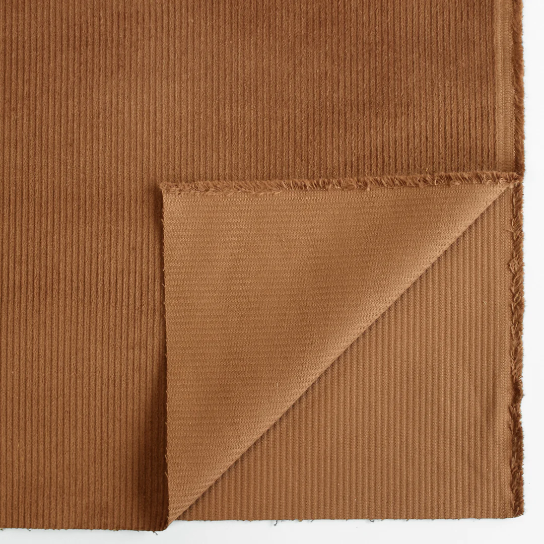 Stretch Cotton Corduroy - Teak - Image 4
