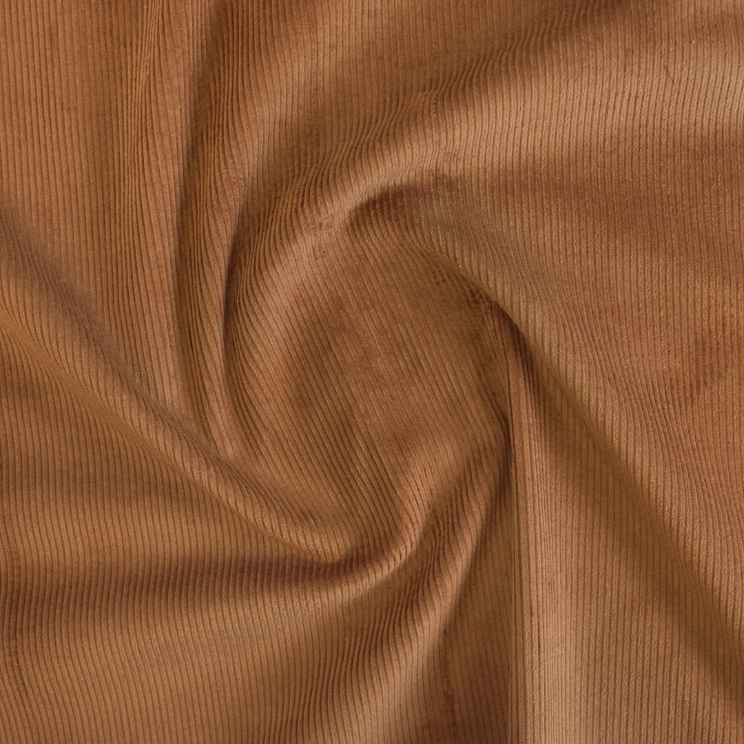 Stretch Cotton Corduroy - Teak - Image 5