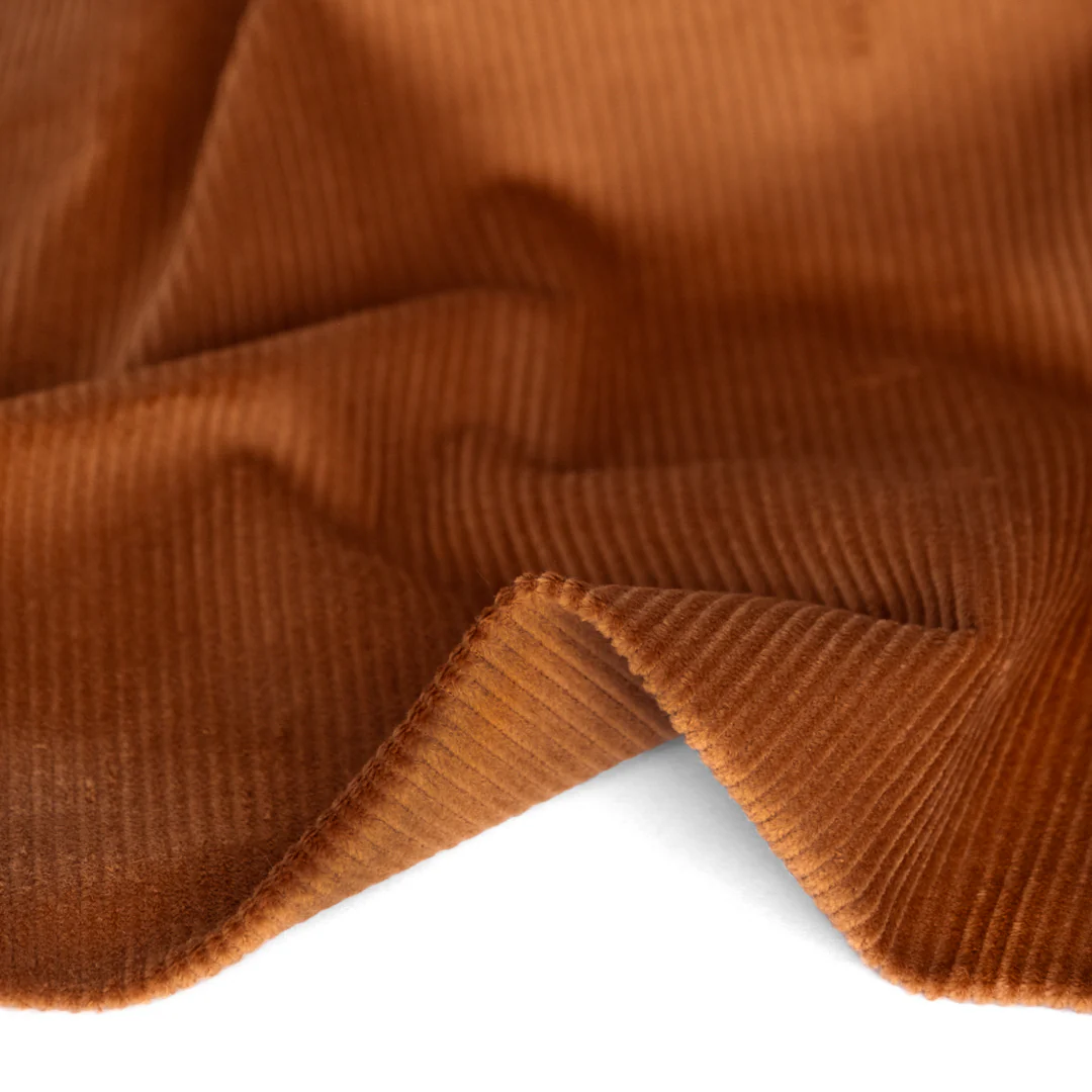 Stretch Cotton Corduroy - Terracotta