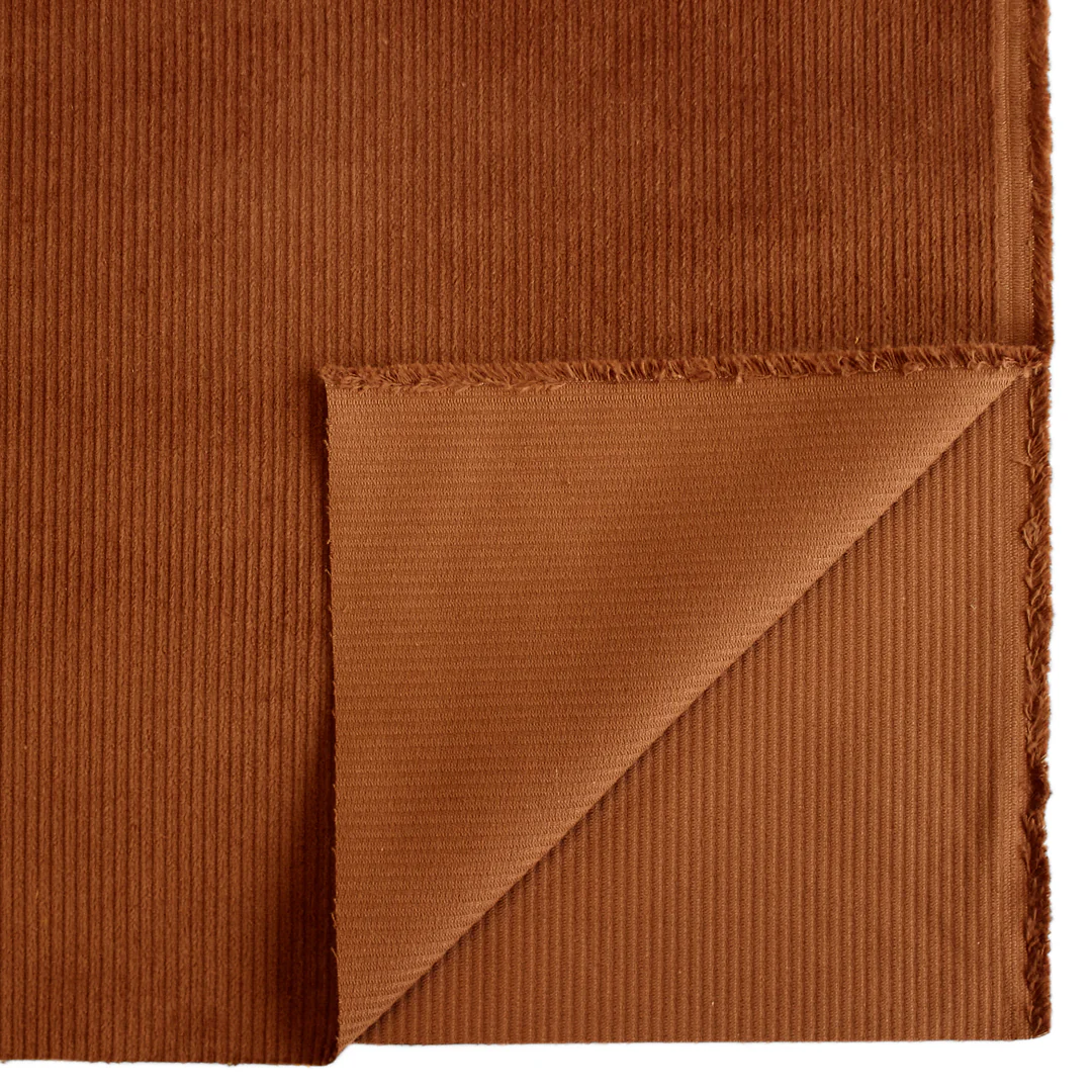 Stretch Cotton Corduroy - Terracotta - Image 3