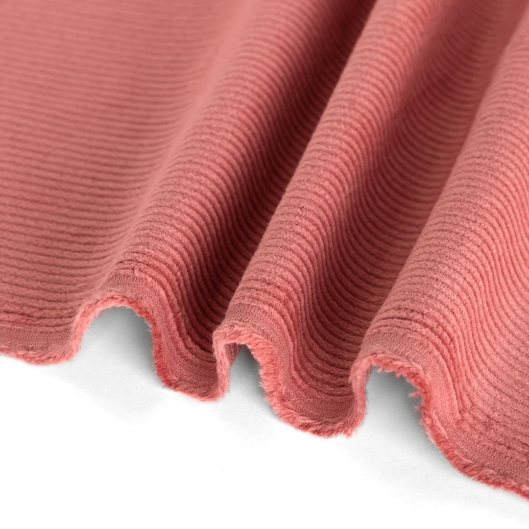 Stretch Cotton Corduroy - Wild Rose - Image 2