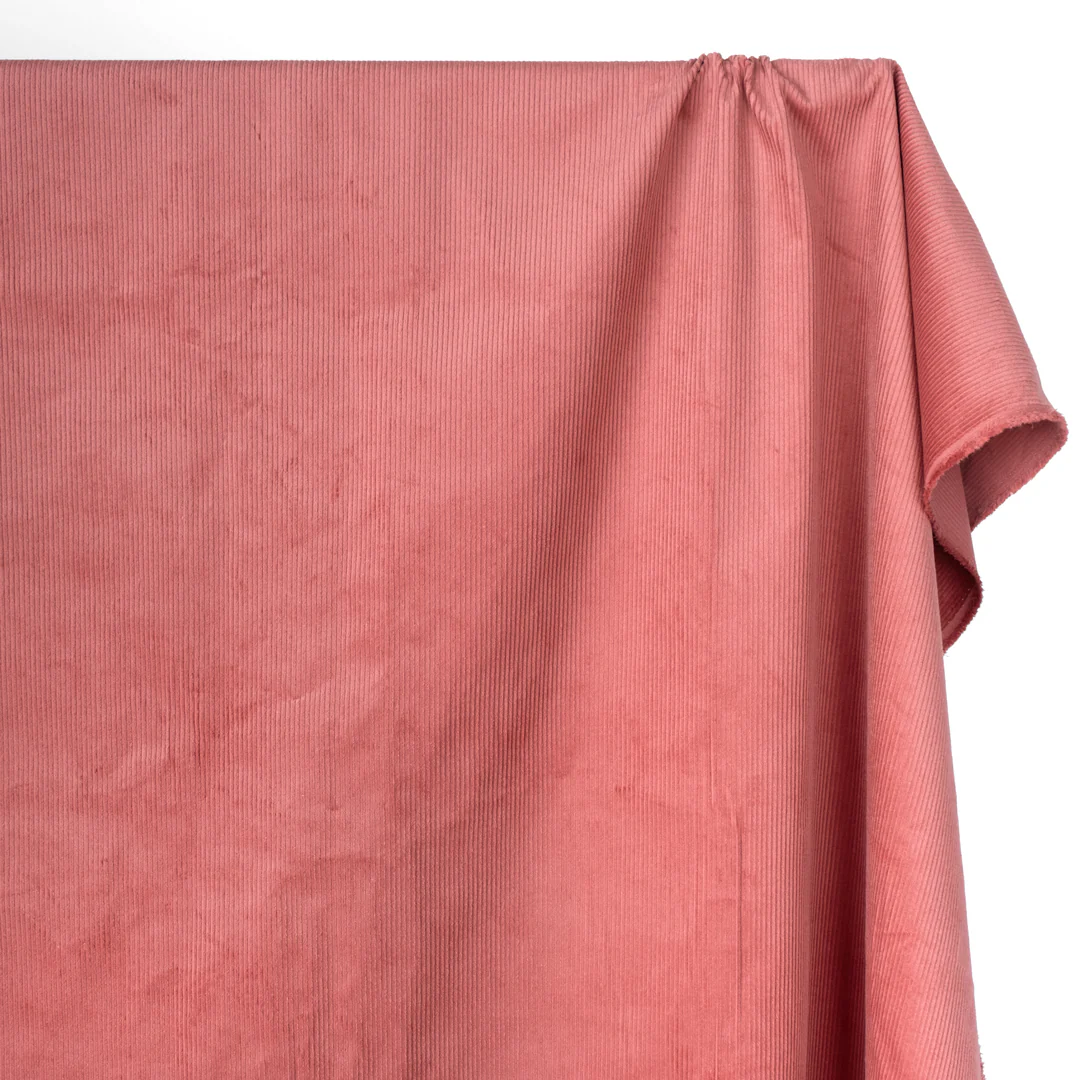 Stretch Cotton Corduroy - Wild Rose - Image 3