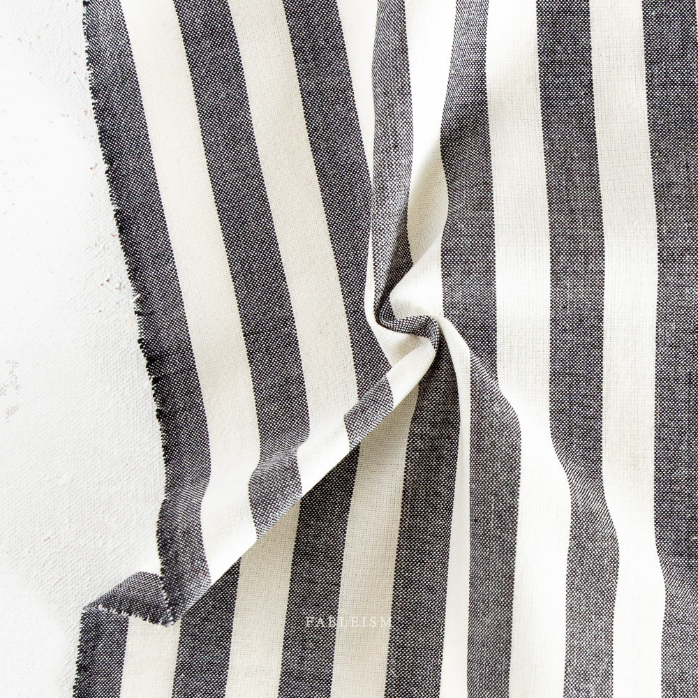 Stripe Cotton -  Liquorice