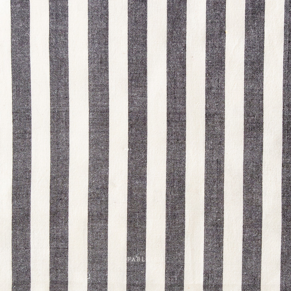 Stripe Cotton -  Liquorice - Image 2