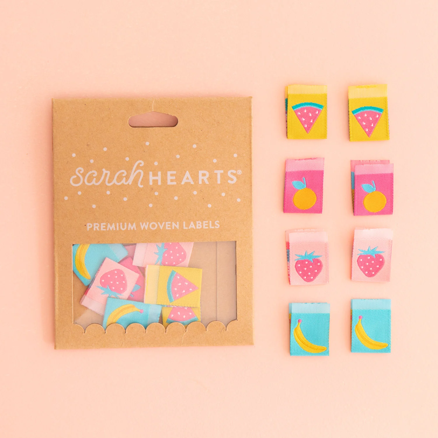 SUMMER FRUIT Woven Labels by Sarah Hearts - Image 2
