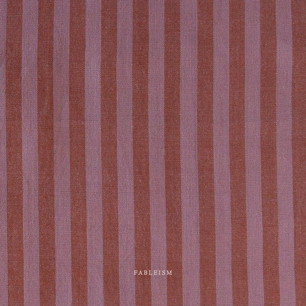 Sun Stripe Cotton - Fig - Image 2