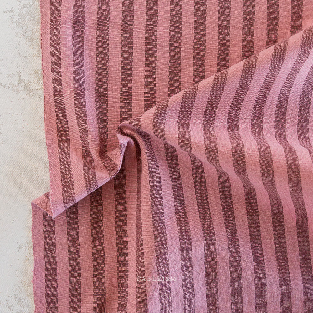 Sun Stripe Cotton - Pink Wine