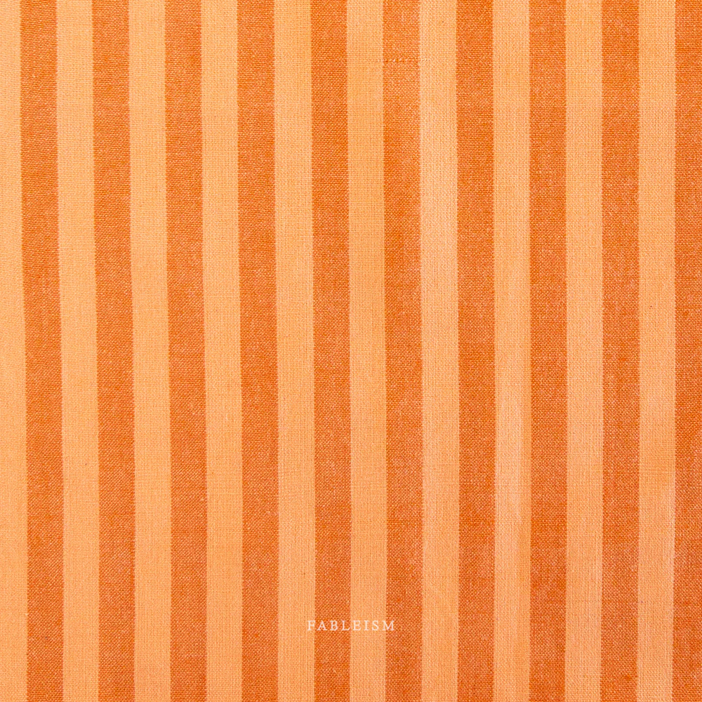 Sun Stripe Cotton - Tangerine - Image 2