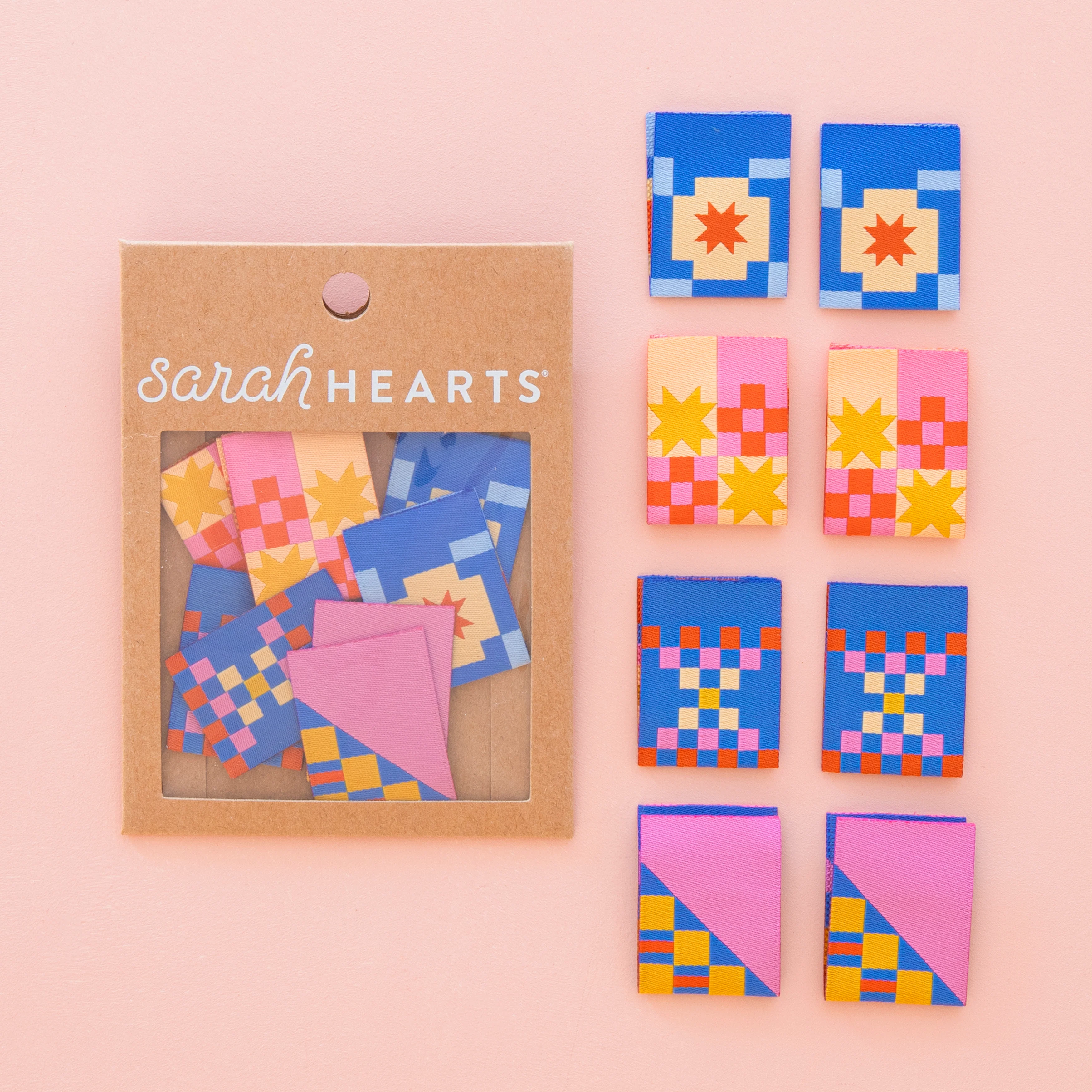 TCJ STAR TWIST Multipack Woven Labels By Sarah Hearts - Image 2