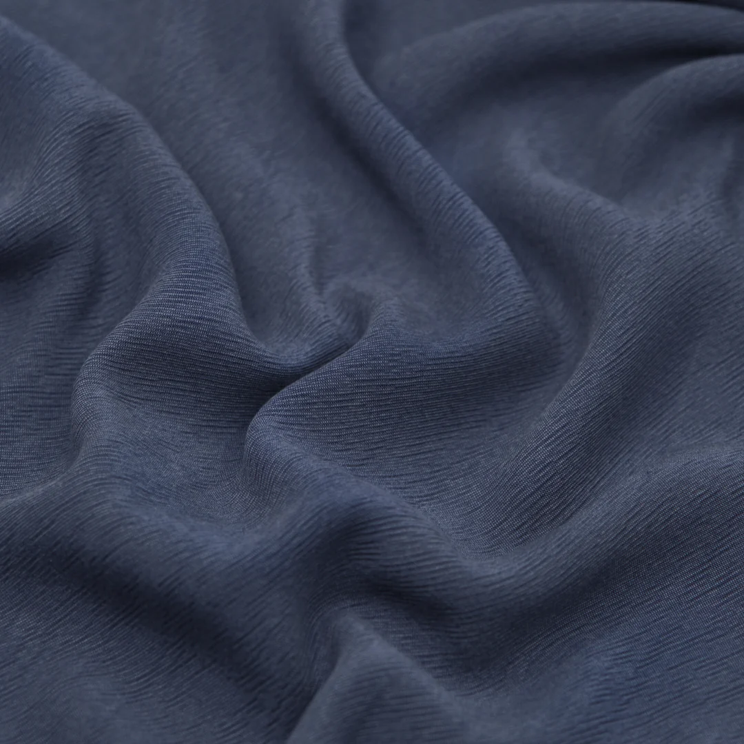 Textured TENCEL™ Lyocell Blend - Marine - Image 2