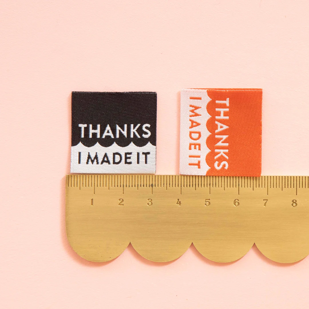 THANKS I MADE IT MULTIPACK Woven Labels By Sarah Hearts - Image 3