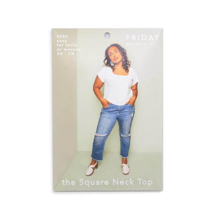 The Square Neck Top - Friday Pattern Co