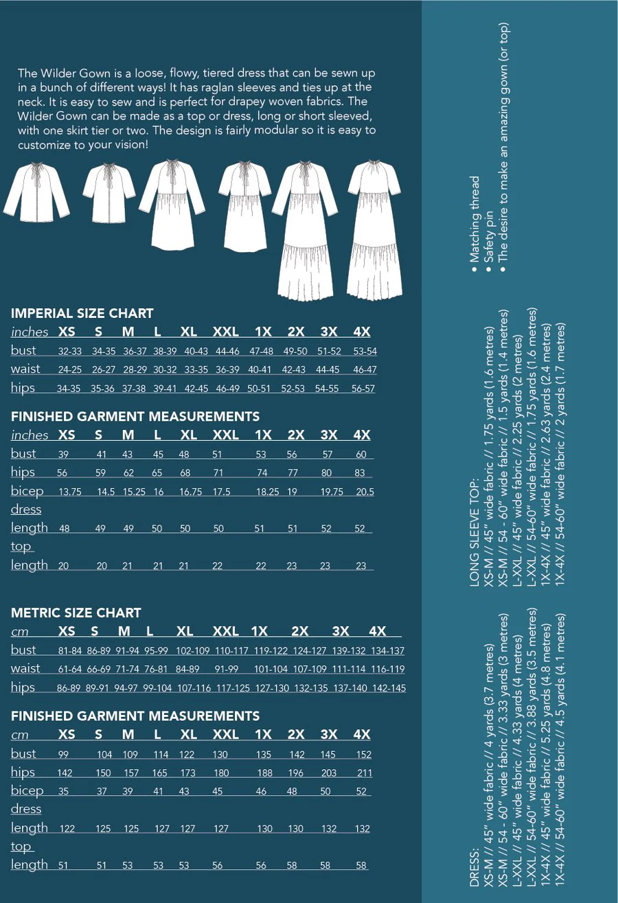 The Wilder Gown - Friday Pattern Co - Image 5
