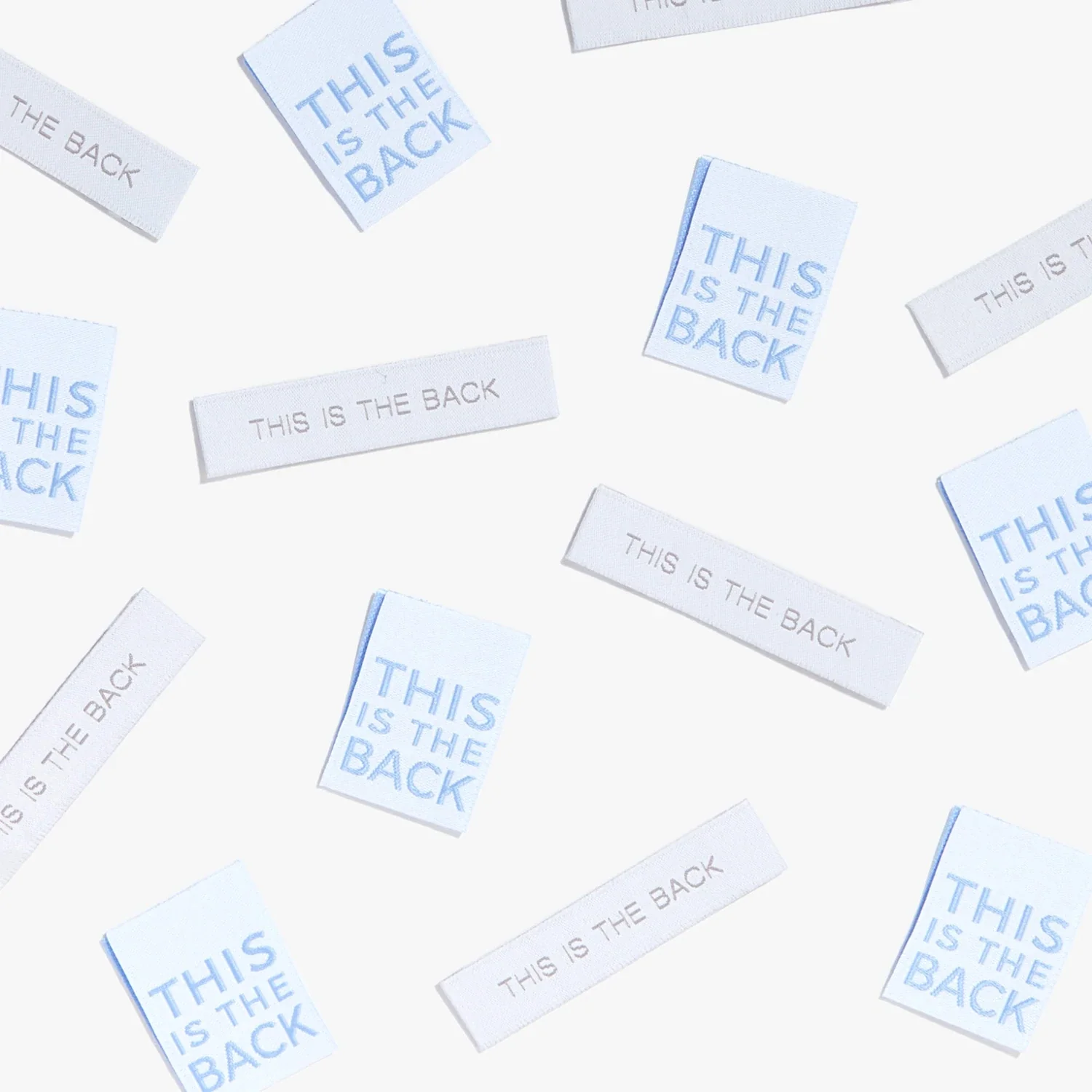 THIS IS THE BACK Woven Labels - Image 2