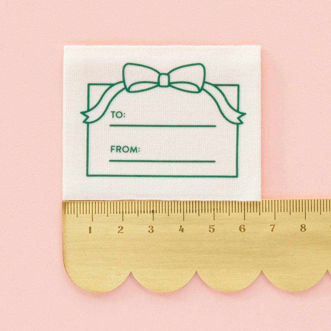 TO: FROM: GIFT Organic Cotton Write In Labels By Sarah Hearts - Image 3
