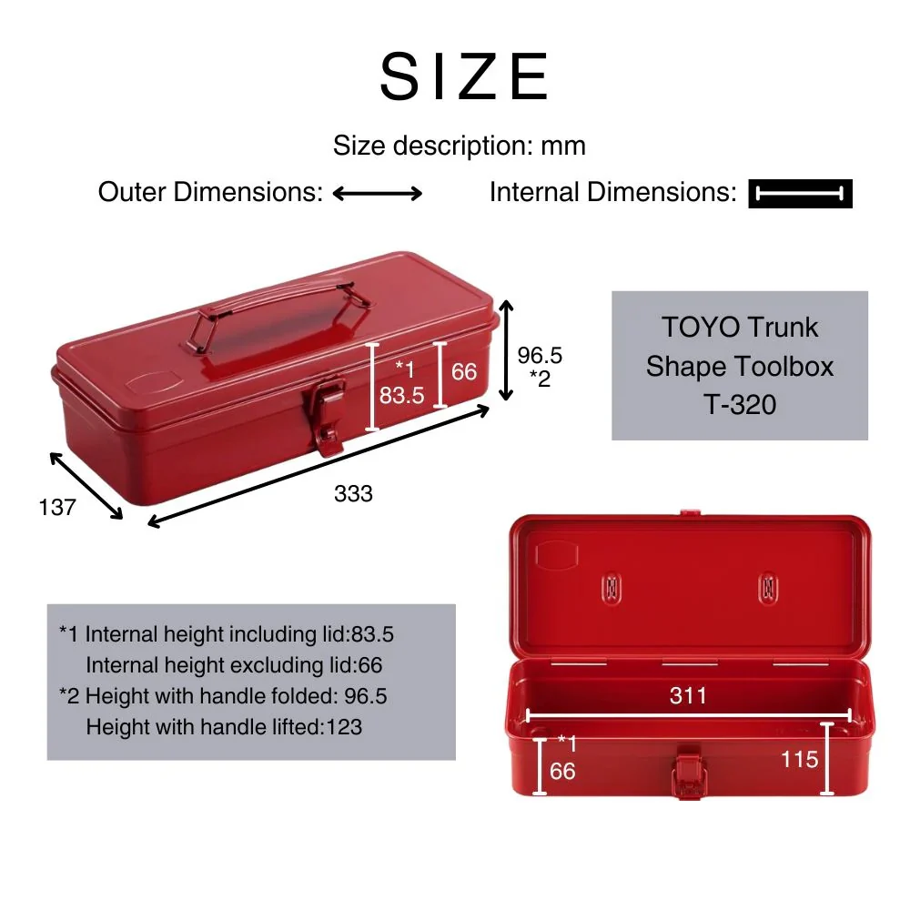 Trunk Shape Toolbox T-320 - Toyo Steel - Image 5