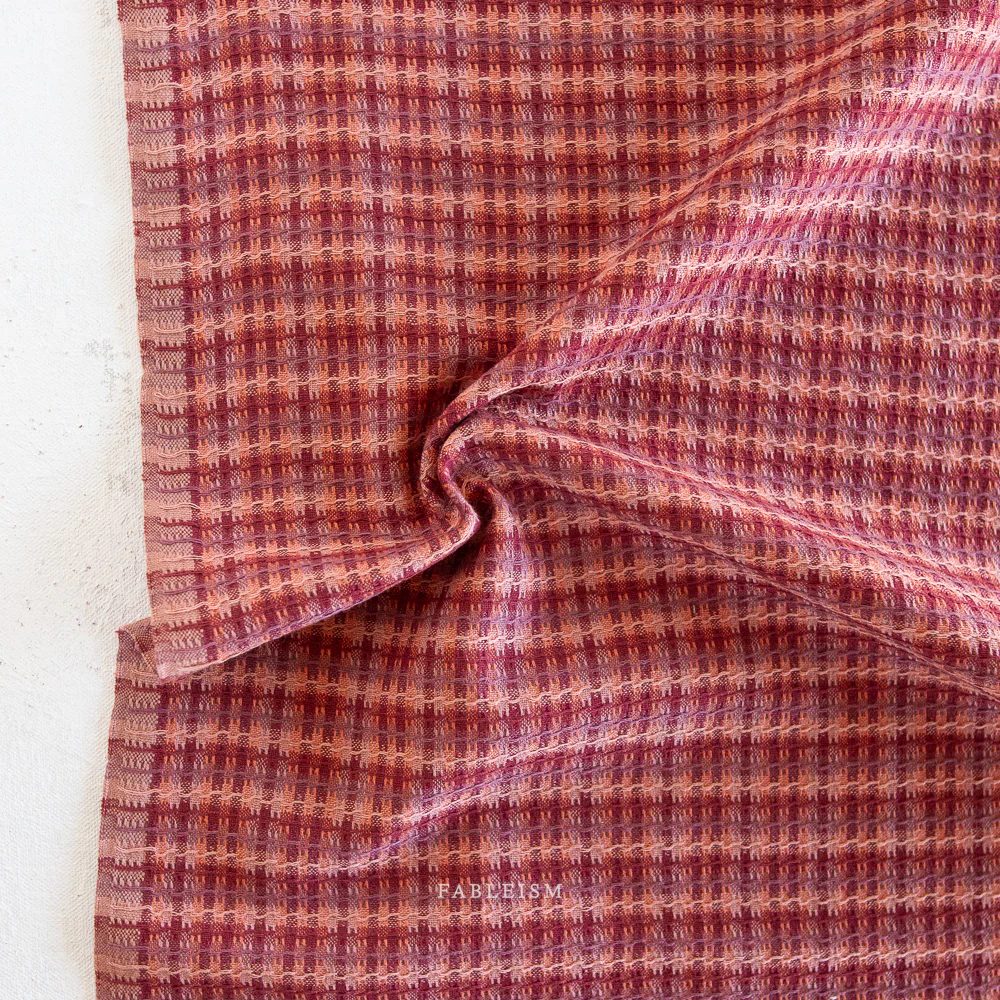 Tweed Weave Cotton - Rosebed