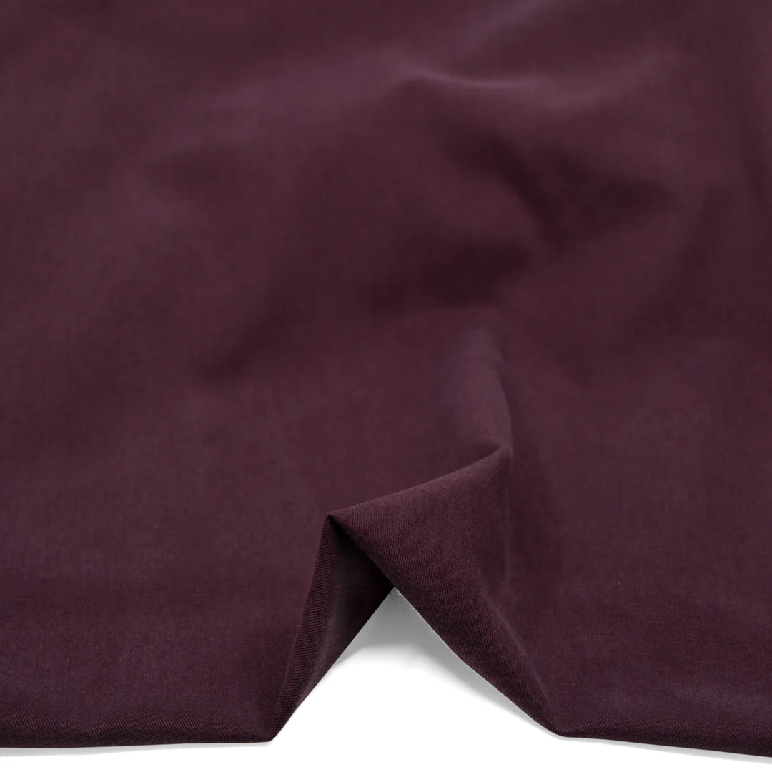 Uptown Cotton Lyocell Twill - Smoked Plum - Image 2