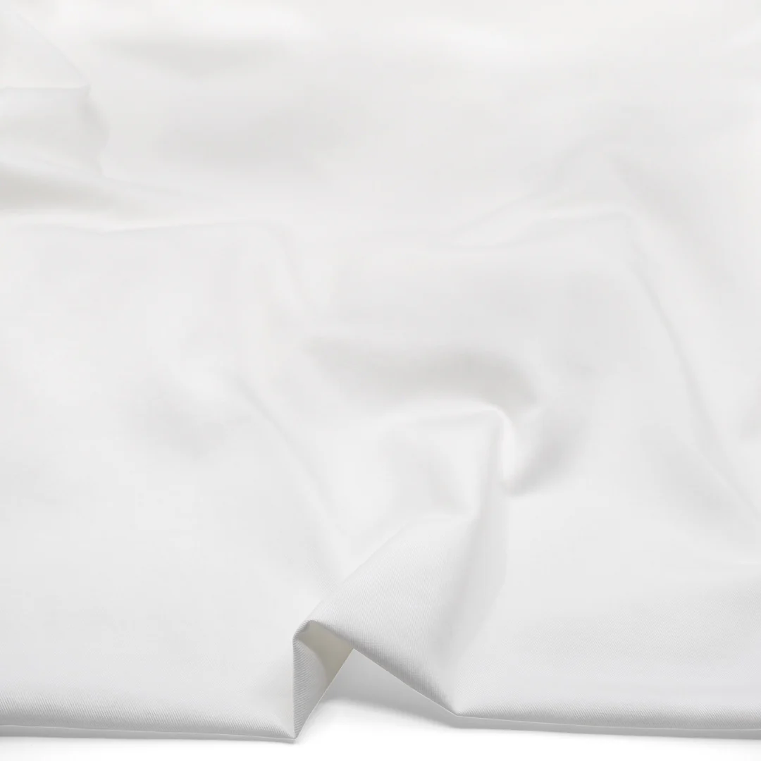 Uptown Cotton Lyocell Twill - White - Image 2