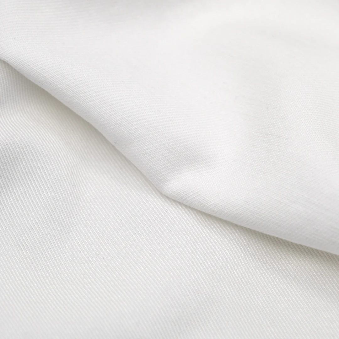 Uptown Cotton Lyocell Twill - White - Image 3