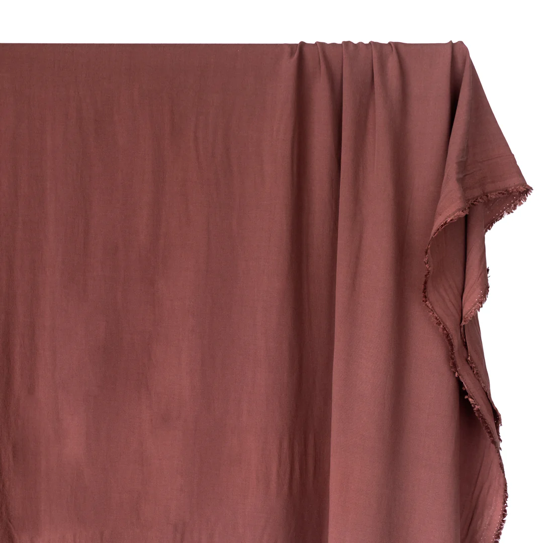 Viscose Crepe - Baked Clay - Image 2