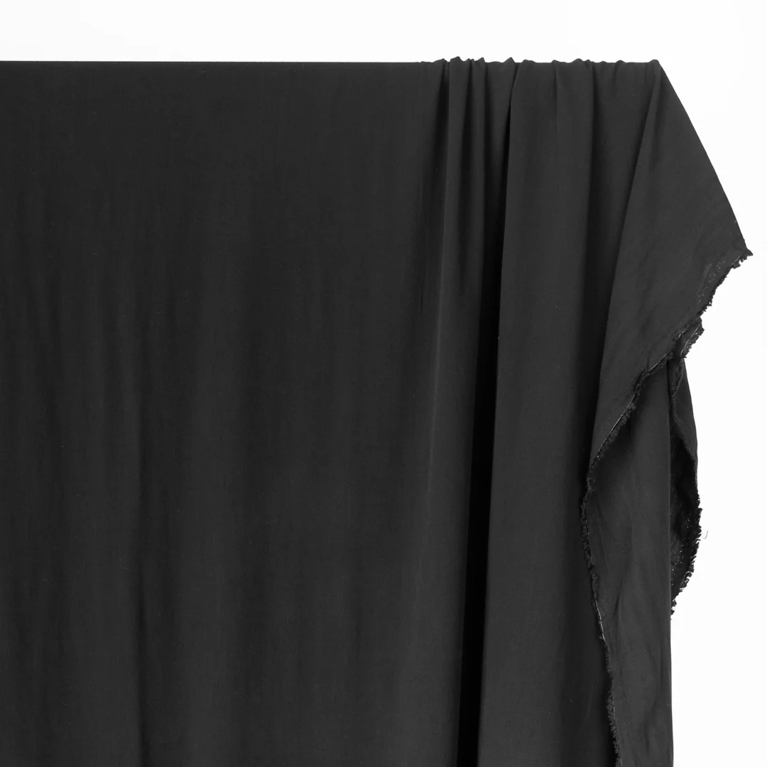 Viscose Crepe - Black - Image 2