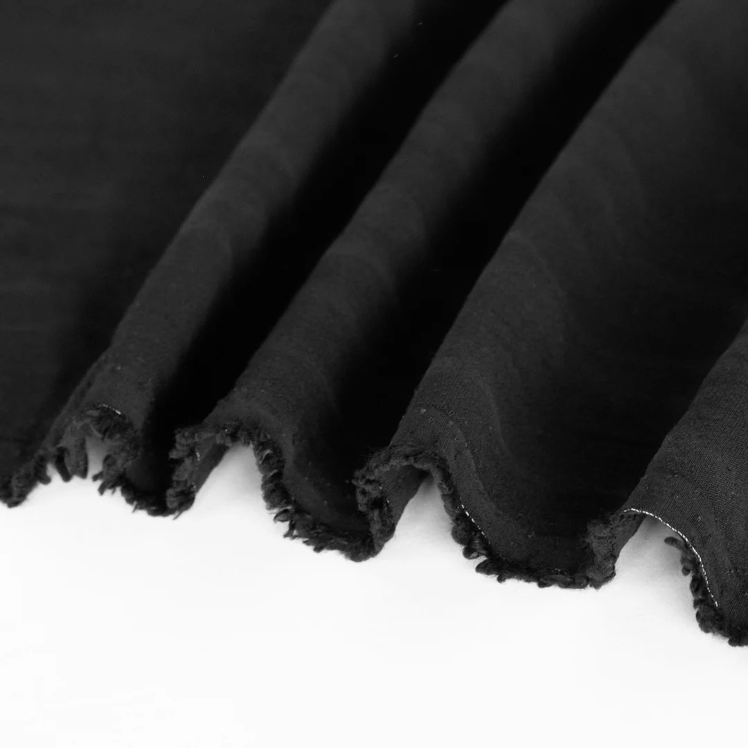 Viscose Crepe - Black - Image 3