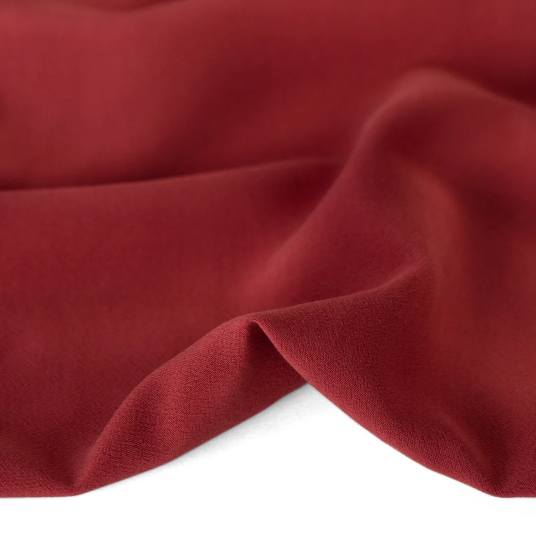 Viscose Crepe - Cranberry