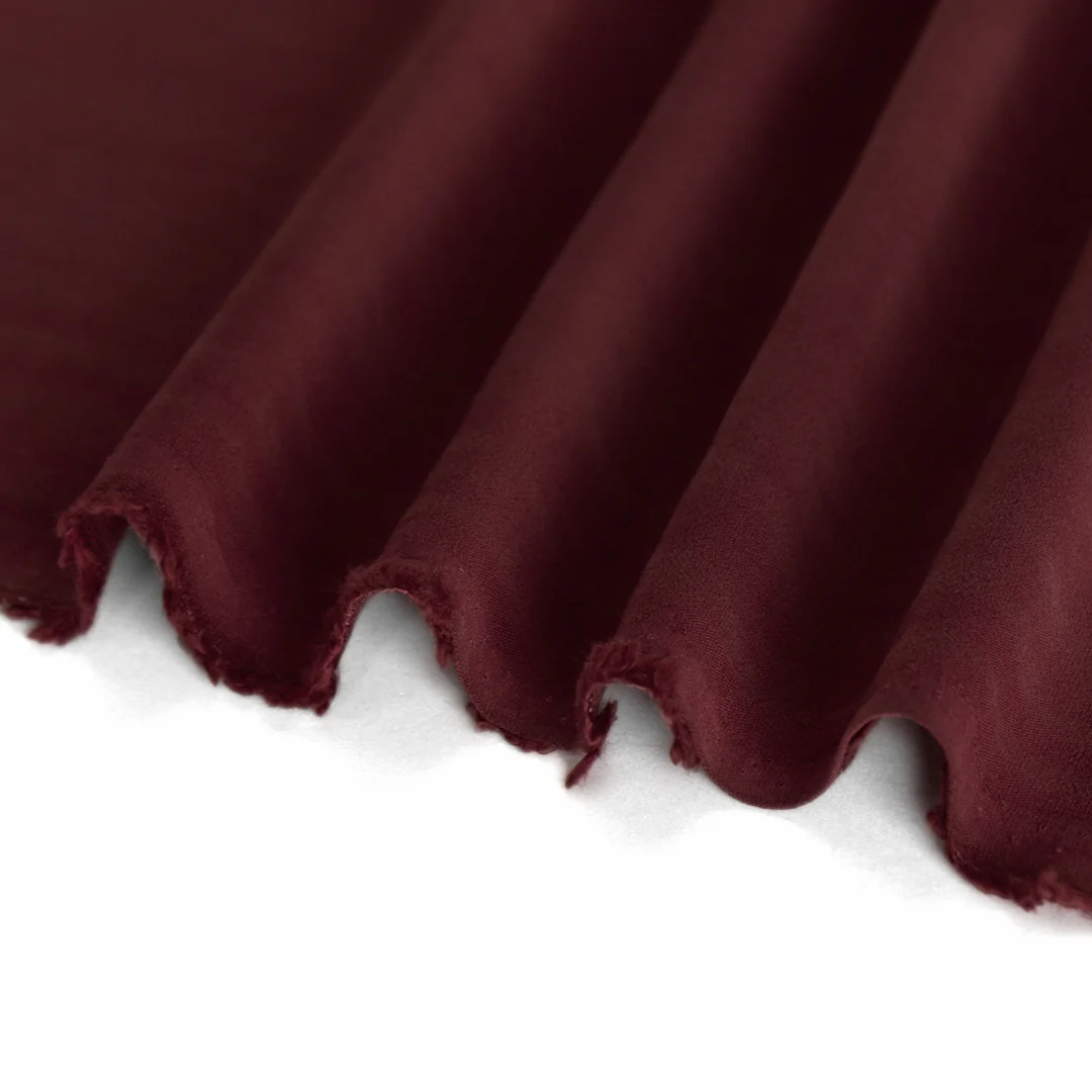 Viscose Crepe - Merlot - Image 2
