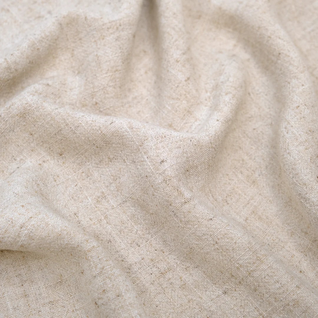 Viscose Linen Noil - Almond